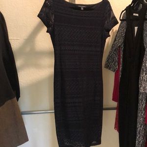 Navy blue dress from Banana Republic